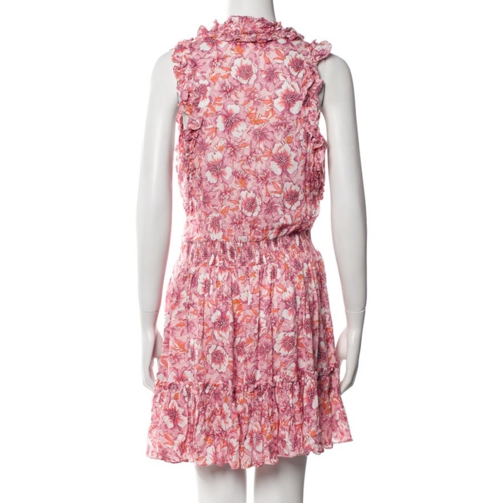 Poupette St. Barth Triny Pink Floral Mini Dress NWOT - Picture 4 of 5